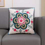Embroidered Towel Pillow Cover for Sofa Support