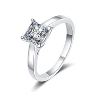 925 Sterling Silver Special-Shaped Moissanite Ring
