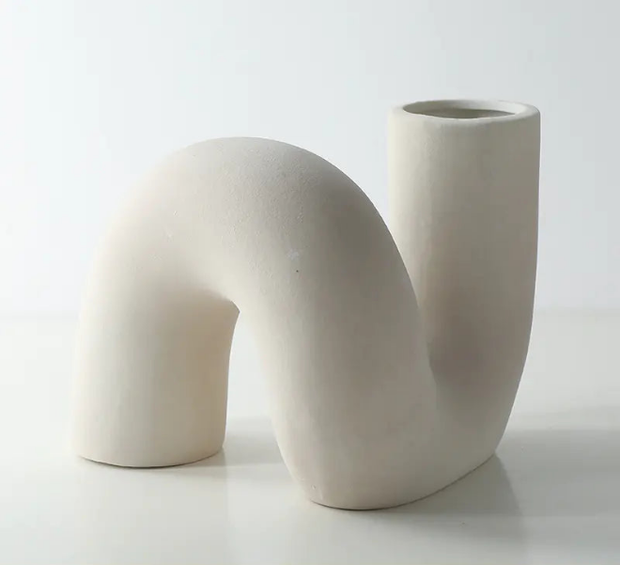 Nordic Ceramic Vase for Dried Flowers - Minimalist Decor