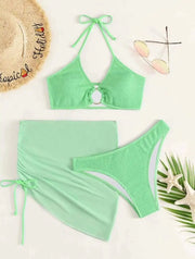 Maillot de bain 3 pièces.