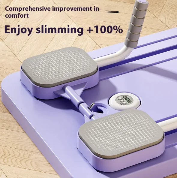 Planche de fitness multifonction en violet pour une amélioration du confort et un affinement corporel