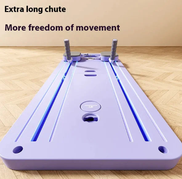 Planche de fitness multifonction Beautysky avec gouttière extra longue pour plus de liberté de mouvement