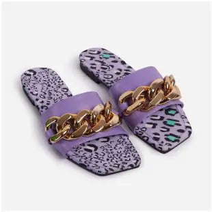 Casual Viscose Flat Slippers for Women