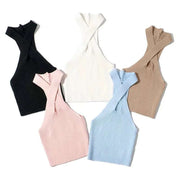 Haut corset femme croisé.