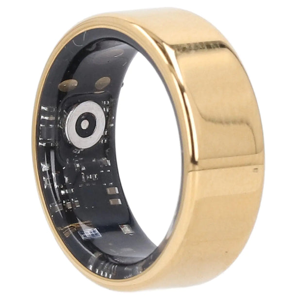 Bague intelligente fitness Beautysky en or avec capteurs intégrés pour suivre l'activité physique