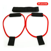 Bandes de résistance fitness Beautysky rouge avec une résistance de 30 livres pour un entraînement efficace