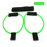 Bandes de résistance fitness Beautysky de 50 livres avec poignées et ceinture pour entraînement musculaire