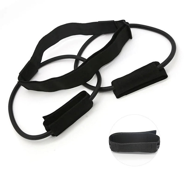 Bandes de résistance fitness Beautysky noires pour entraînement et renforcement musculaire