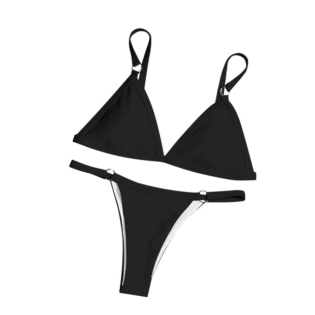 Elegant and comfortable high-waisted bikini by Beautysky, perfect for summer style.