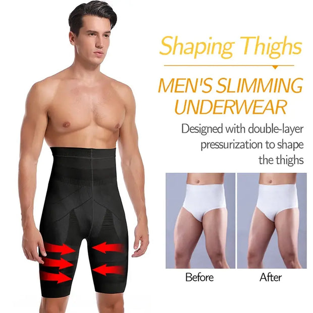 Sous-vêtements amincissants pour hommes Beautysky, body shaper confortable avec pressions à double couche