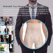 Shorts sculptants Beautysky pour hommes body shaper confortable sous tous les vêtements, idéal pour un look confiant