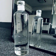 Bouteille plastique écologie transparente de Beautysky, marquée avec des heures pour rester hydraté facilement