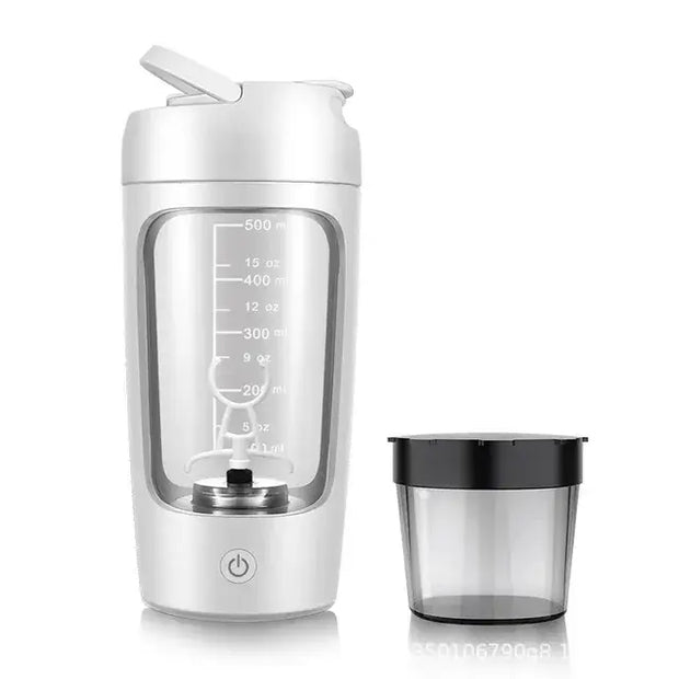 Bouteille shaker protéine électrique Beautysky avec dosages et accessoires inclus pour smoothies et protéines