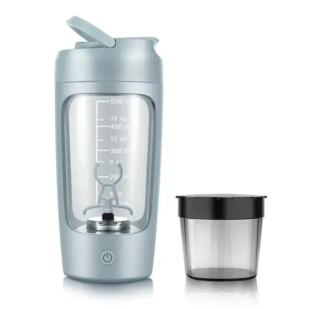 Bouteille shaker protéine électrique Beautysky avec mélangeur intégré et design ergonomique