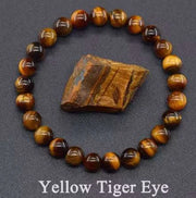 Bracelet en pierre améthyste de Beautysky avec des perles brillantes et élégantes