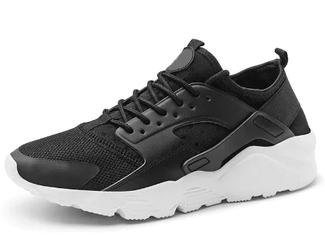 Chaussures de sport femmes Beautysky noires avec semelle blanche et design confortable