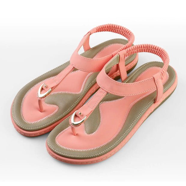 Sandales Beautysky en rose avec design ergonomique pour un confort estival, chaussures ergonomiques été