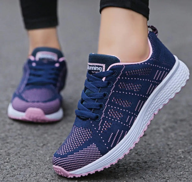 Chaussures respirantes légères Beautysky en bleu et rose parfaites pour la course et le confort quotidien