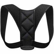 Correcteur de posture réglable Beautysky en noir avec design confortable et soutien dorsal optimal