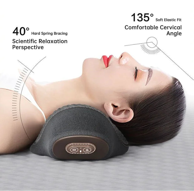 Coussin massant cervical chauffant de Beautysky avec réglage scientifique pour un confort optimal