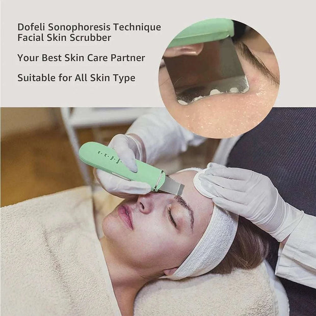 Épurateur de peau ultrasons Beautysky utilisé pour nettoyer et rajeunir la peau du visage