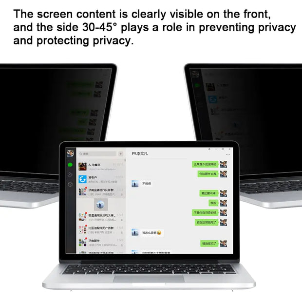 Filtre d'écran anti-espion pour ordinateur portable Beautysky, protégeant la confidentialité de l'utilisateur.