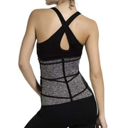Gaine amincissante taille en tissu respirant avec design croisé pour un maintien optimal