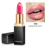 Rouge à lèvres pailleté imperméable Beautysky avec couleur changeante et finition brillante