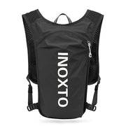 Sac à dos hydratation running noir léger avec bretelles réglables pour les coureurs actifs