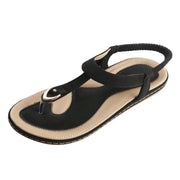 Tongs orthopédiques à bande élastique.