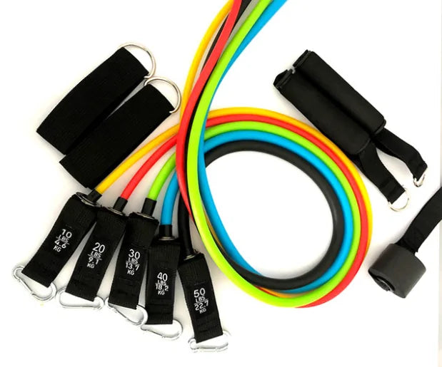 Kit bandes résistance entraînement avec plusieurs niveaux de résistance pour un entraînement efficace à la maison