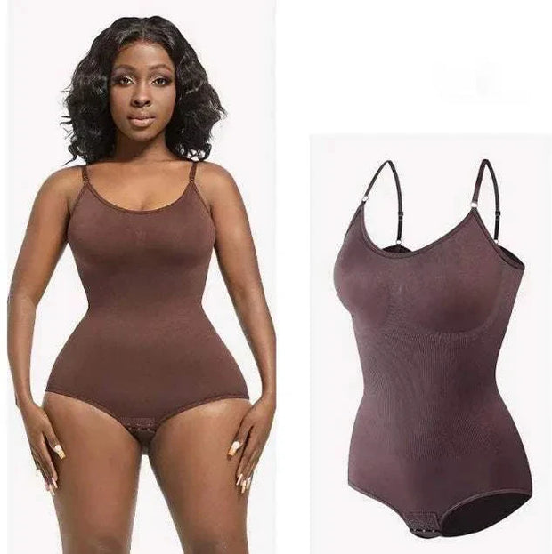 Body gainant en brun de Beautysky en lingerie gainante confortable pour un confort optimal