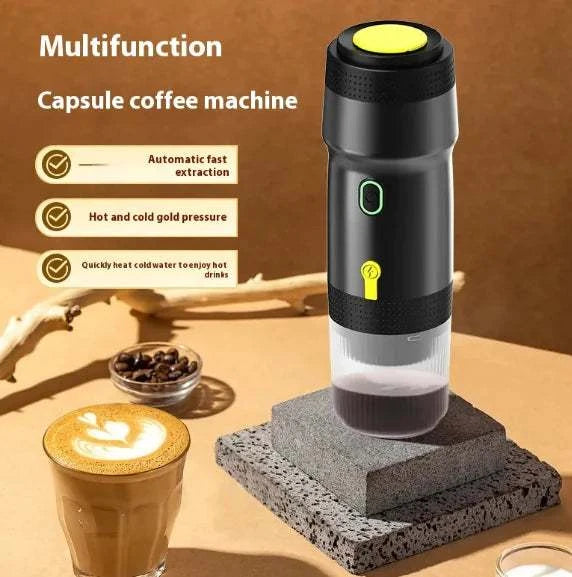 Machine à café portable Beautysky multifonctionnelle avec extraction automatique et design moderne