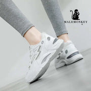 Baskets compensées femmes Beautysky blanches avec un design moderne et confortable pour un look tendance
