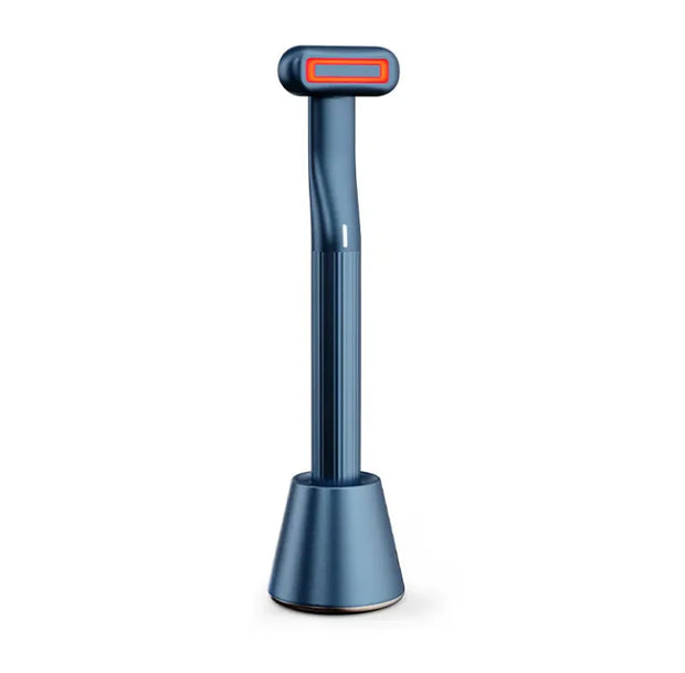 Appareil de massage facial innovant Beautysky en bleu, idéal pour des soins de beauté à domicile