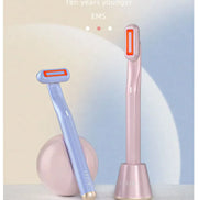 Appareil de massage facial innovant de Beautysky en bleu et rose pour un soin anti-âge
