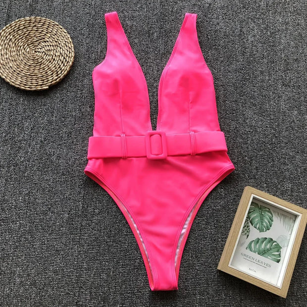 Maillot de bain une pièce.