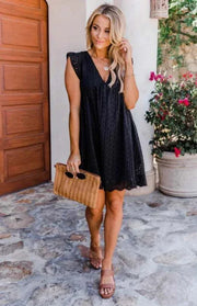 Elegant yellow casual dress by Beautysky perfect for modern women who value style and comfort.