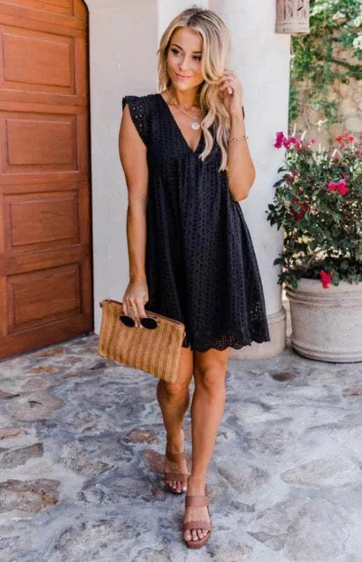 Elegant yellow casual dress by Beautysky perfect for modern women who value style and comfort.