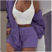 Ensemble pull en tricot pour femmes.