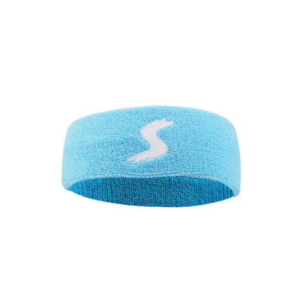 Bandeau fitness Beautysky en bleu clair pour maintenir les cheveux pendant l'entraînement