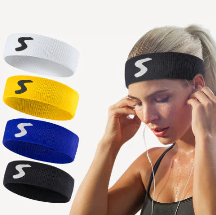 Bandeau fitness Beautysky avec quatre couleurs différentes pour un look sportif élégant
