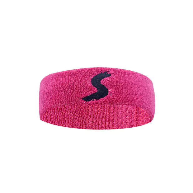 Bandeau fitness rose Beautysky en matière douce, idéal pour le sport et le maintien des cheveux