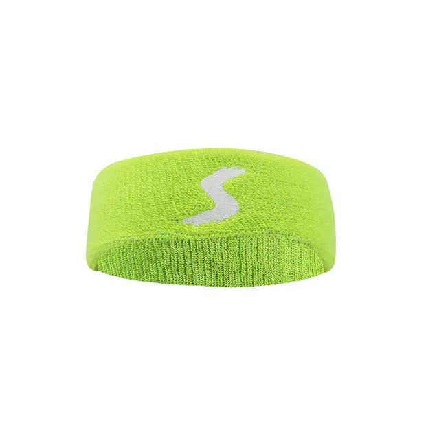 Bandeau fitness en vert fluo de Beautysky pour un maintien confortable pendant l'exercice