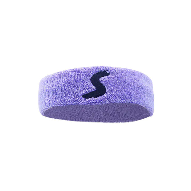 Bandeau fitness Beautysky en violet, parfait pour le sport et le maintien des cheveux pendant l'entraînement