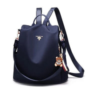 Waterproof Oxford backpack for women with stylish design and adjustable straps.