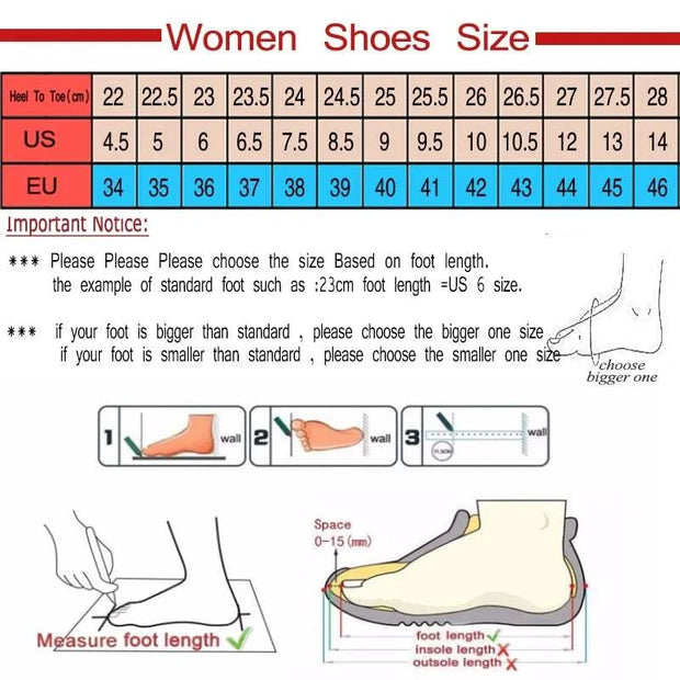 Guide des tailles pour chaussures femme de Beautysky, avec informations sur la longueur des pieds