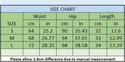 Size chart for Beautysky short en jean taille haute.
