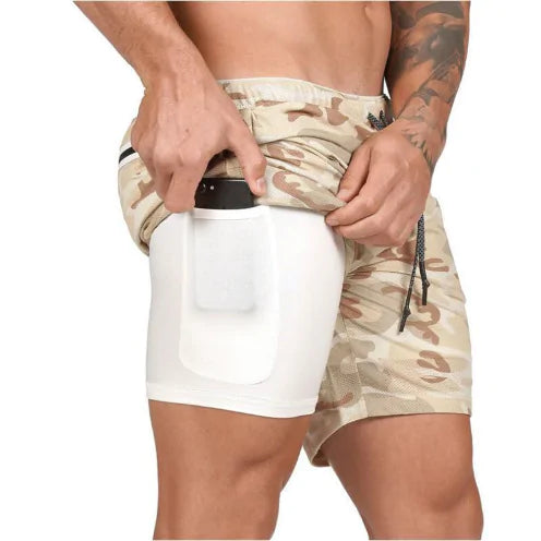 Shorts de course fitness Beautysky avec poches discrètes pour rangement essentiel pendant l'entraînement
