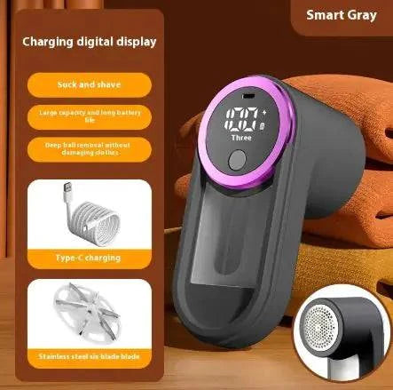 Tondeuse numérique anti-boules de poils avec affichage digital et batterie longue durée